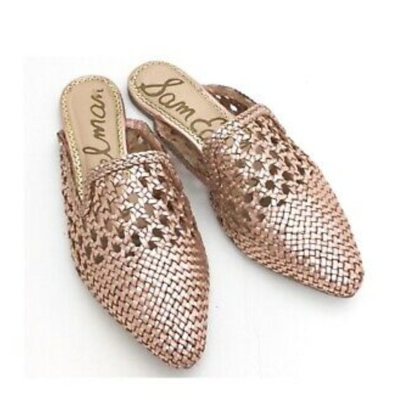 sam edelman navya woven loafer mule